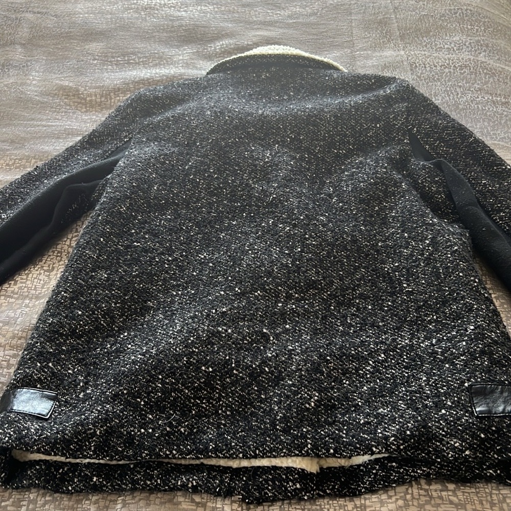 Bcbgeneration Coat Shearling Size Medium Only Wor… - image 1